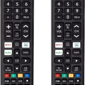 Newest Universal Remote Control for Samsung TV Remote Compatible with Samsung LCD LED HDTV 3D Smart TVs Models.【Pack of 2】