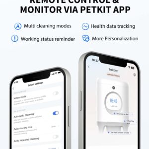 PETKIT New Updated PuraX Self-Cleaning Cat Litter Box, Scooping Free Automatic Cat Litter Box for Multiple Cats with Litter Mat, xSecure/Odor Removal/APP Control