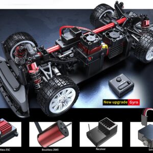 Fenamx 4x4 Brushless Rc Cars 14302 Hyper 4wd Rc Car All-Road RC Drift Car Brushless Scale 2.4G 4wd High Speed Electric,Terreneitor 4x4 Carros,1/14 High Speed Rc Cars Drift for Adults…