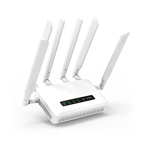 GL.iNet GL-X3000 (Spitz AX) 5G NR AX3000 Cellular Gateway Router, Wi-Fi 6, Detachable Antennas, Dual-SIM, RV, T-Mobile & AT&T IoT Device Certified