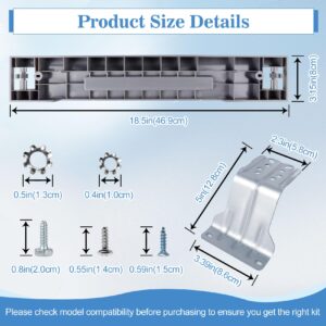 Upgraded SKK-7A Laundry Stacking Kit Replacement Fit for Samsung 27 Inch Front Load Washers and Dryers Stacking Kit Replaces SKK-7A SKK-8K SK-5A SK-5AXAA