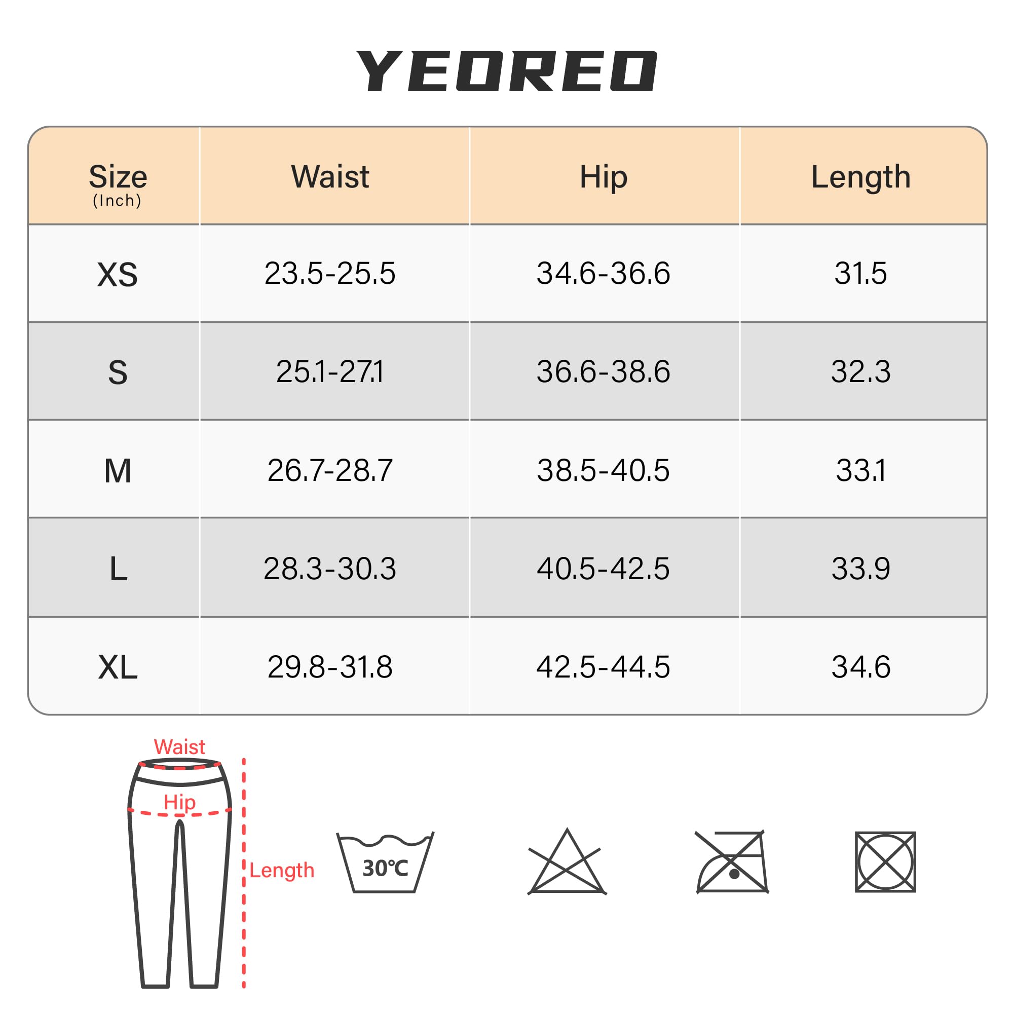 YEOREO Liz Scrunch Workout Leggings for Women High Waisted Butt Lifting V Back Waist Seamless Gym Yoga Leggings Black S