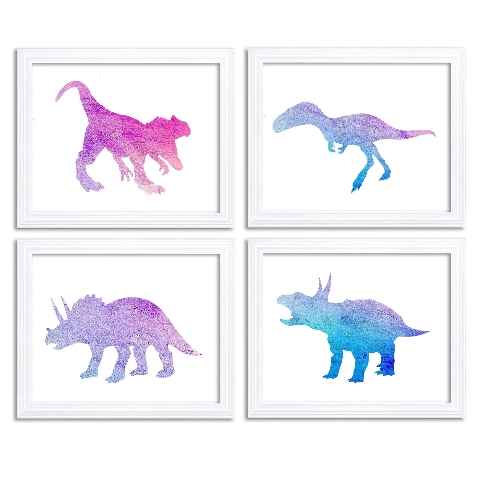 Kyteazr Stencils 30 Pcs 6x6 inch, Reusable & Washable Dinosaurs Stencils for Painting, DIY Crafts, Wall Art and Playtime