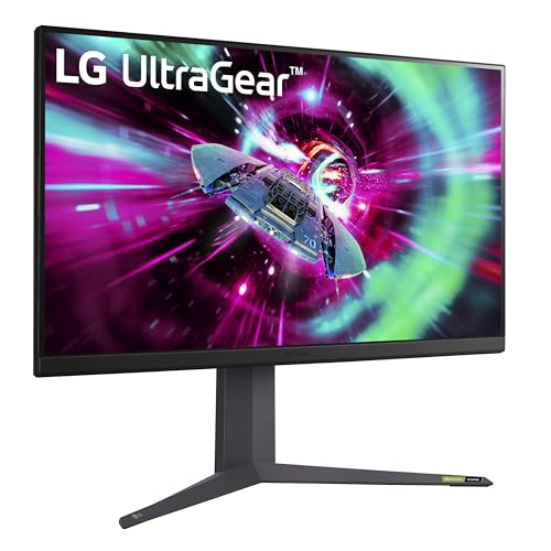 LG 32" UltraGear 4K UHD (3840x2160) Gaming Monitor, 144Hz, 1ms, VESA DisplayHDR 400, G-SYNC and AMD FreeSync Premium, HDMI 2.1, DisplayPort, 4-Pole HP Out DTS HP:X, Tilt/Height/Pivot Stand, Black