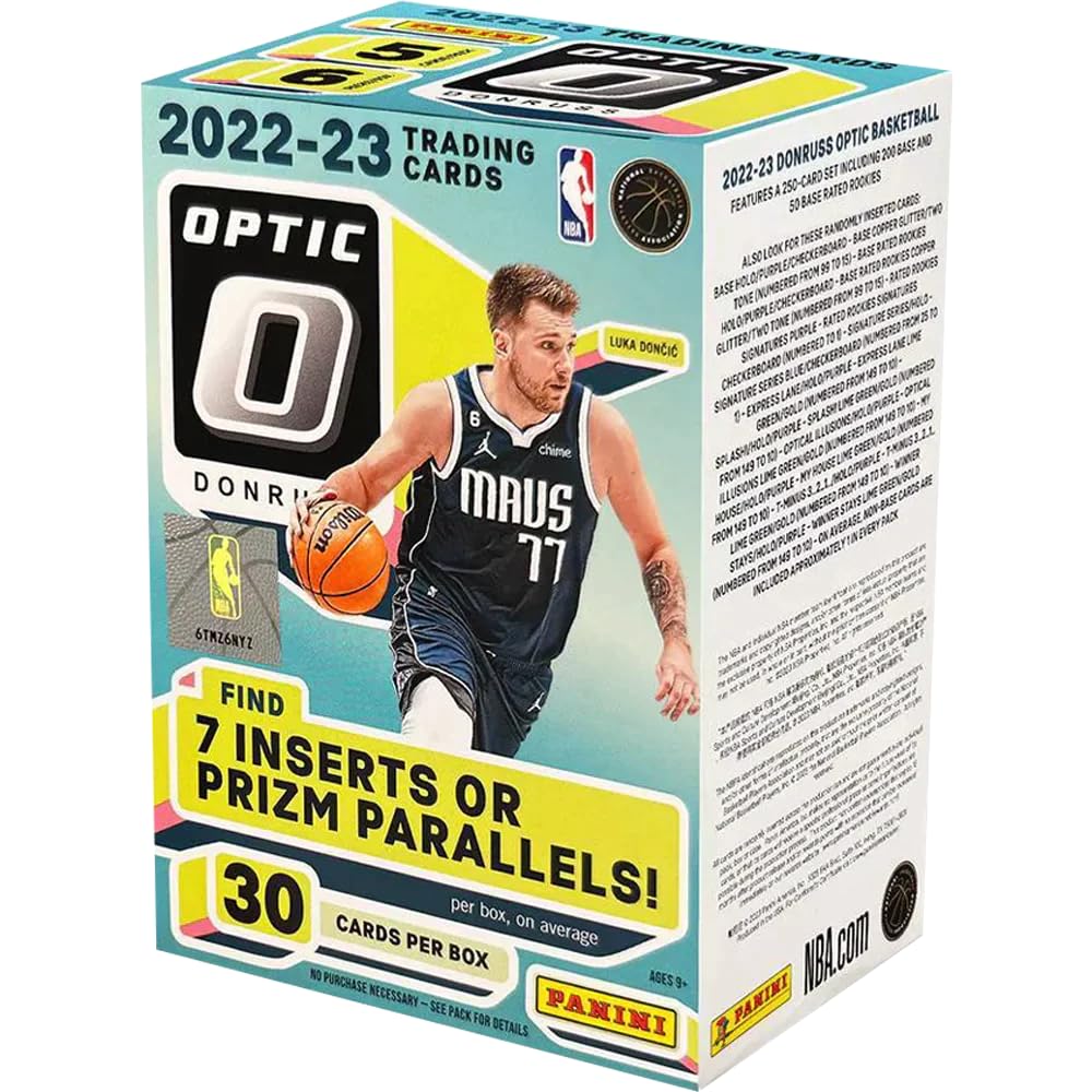 2022-23 Donruss Optic NBA Basketball Value Blaster Box Factory Sealed 6 Packs Per Box