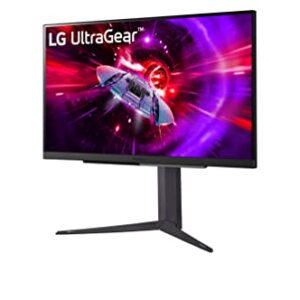 LG 27" UltraGear QHD (2560x1440) Gaming Monitor, 240Hz, 1ms, VESA DisplayHDR 400, G-SYNC and AMD FreeSync Premium, HDMI 2.1, DisplayPort, 4-Pole HP Out DTS HP:X, Tilt/Height/Pivot Stand, Black