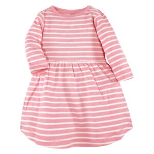 Touched by Nature Girls Organic Cotton Short-Sleeve and Long-Sleeve Dresses, Woodland, 18-24 Months