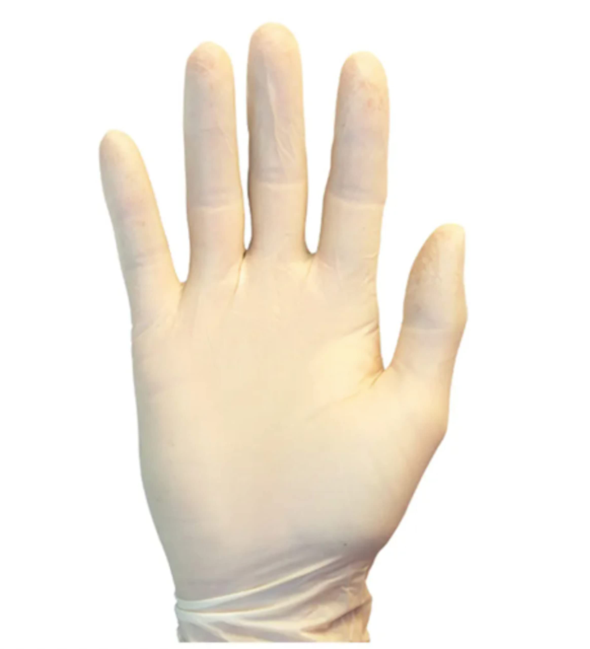 Powder-Free Rubber Gloves, Safe Gloves Disposable Latex Gloves Medium Non-Sterile for Mechanic, Cleaning, Kitchen... NOT for: Medical Gloves, Latex Free, Large, Nitrile Gloves Large & Vinyl Gloves