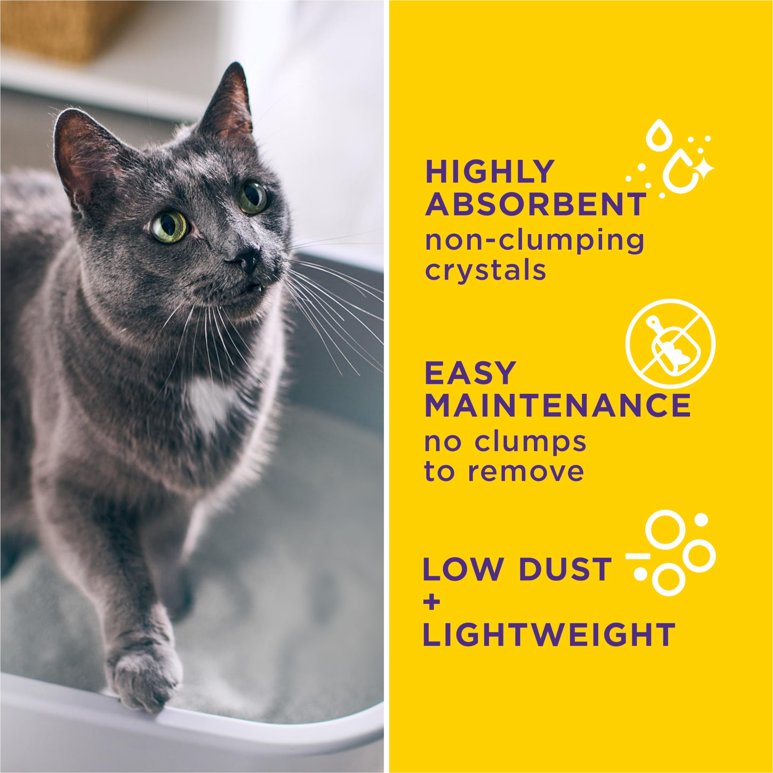 Purina Tidy Cats Tidy Care Alert Health Monitoring Litter with Silica Crystals - 8 lb. Bag