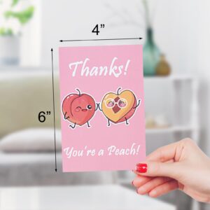 Funny Thank You Cards with Envelopes 40 Pack - 10 Funny Design Blank cards for Teachers Friends Business Coworker, Wedding, Birthday, Baby Shower, Business