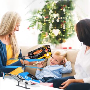 Remote Control Helicopter for Kids| Toys for Ages 5-7 8-10| Rc Helicopter Toys with LED Lights, 3.5 Channel, Gyro Stabilizer, Altitude Hold, 2.4GHz Helicopter Toys for Beginner Boys Girls Indoor-Shark