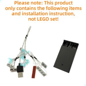 GEAMENT LED Light Kit Compatible with Lego The Little Mermaid Royal Clamshell - for 43225 Model Set (Model Set Not Included)