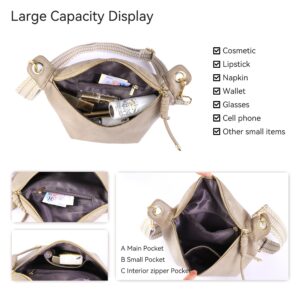 Fanny Packs for Women Cross Body Leather Belt Bag Sling Bag for Women Crossbody Purse Fashion waist packs with Two Strap