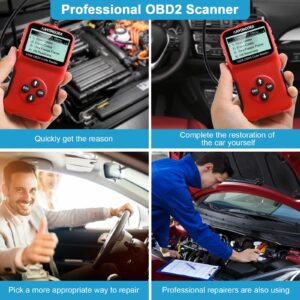 Anyongora OBD2 Scanner Diagnostic Tool - Professional Car Code Reader, Check Engine Code Reader with Real-Time Data, Freeze Frame, I/M Readiness for All OBDII Protocol Cars Since 1996 (an 309)