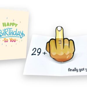 AVINITI Dark Humor Pop Up 30th Birthday Card with Surprising Message in 3D | Gag Bday Popup Card Gift for Friends, Family, Husband, Wife, Son, Daughter, Co-worker (30th Birthday)