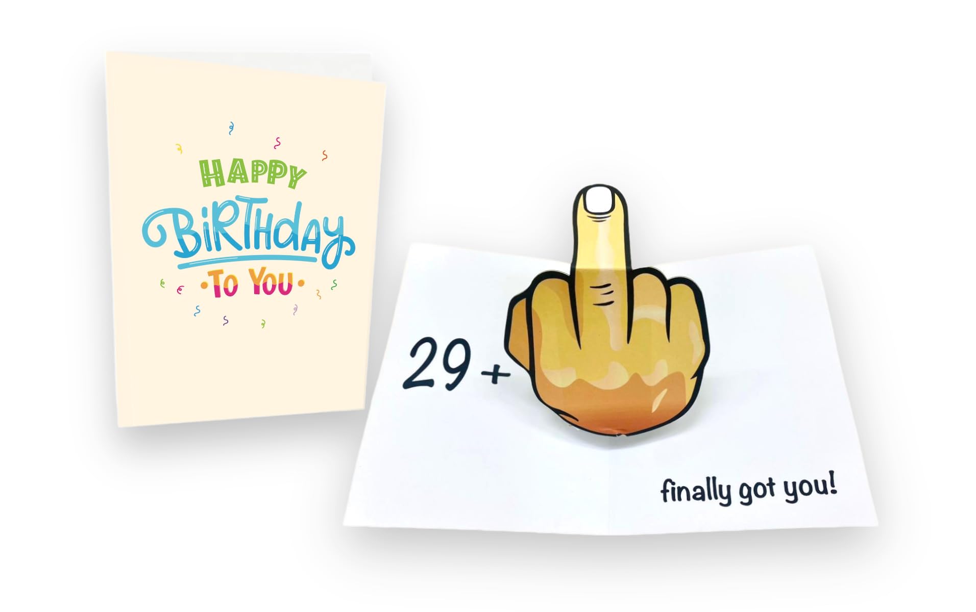 AVINITI Dark Humor Pop Up 30th Birthday Card with Surprising Message in 3D | Gag Bday Popup Card Gift for Friends, Family, Husband, Wife, Son, Daughter, Co-worker (30th Birthday)