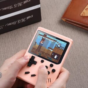 Handheld Game Console with Classical Retro Single and Multiplayer Games, 3.0 Inch Gameboy Kids Screen Portable Retro Video Game Console Support TV Connection (400 Games)