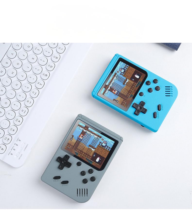 Handheld Game Console with Classical Retro Single and Multiplayer Games, 3.0 Inch Gameboy Kids Screen Portable Retro Video Game Console Support TV Connection (400 Games)