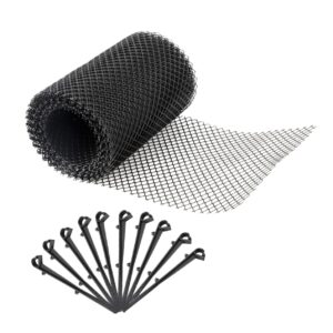 Sink Net Plastic Gutter Guard Rooftop Gutter Guard Plastic Gutter Cover Anti Leaf Protection Net Netting Gutter Drain Roof Netting Gutter Plastic Gutter Net Mesh