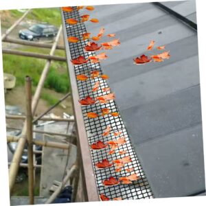 Sink Net Plastic Gutter Guard Rooftop Gutter Guard Plastic Gutter Cover Anti Leaf Protection Net Netting Gutter Drain Roof Netting Gutter Plastic Gutter Net Mesh