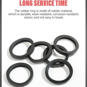 Zlirfy 10Pcs/6Pcs Gas Can Spout Gasket Seals,Gas Can Spout Gaskets Rubber Ring Can Gaskets,Universal Rubber Replacement Gasoline/Fuel Jug Washer Seals(6)