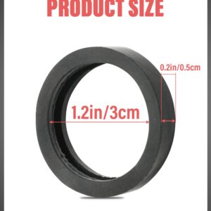 Zlirfy 10Pcs/6Pcs Gas Can Spout Gasket Seals,Gas Can Spout Gaskets Rubber Ring Can Gaskets,Universal Rubber Replacement Gasoline/Fuel Jug Washer Seals(6)