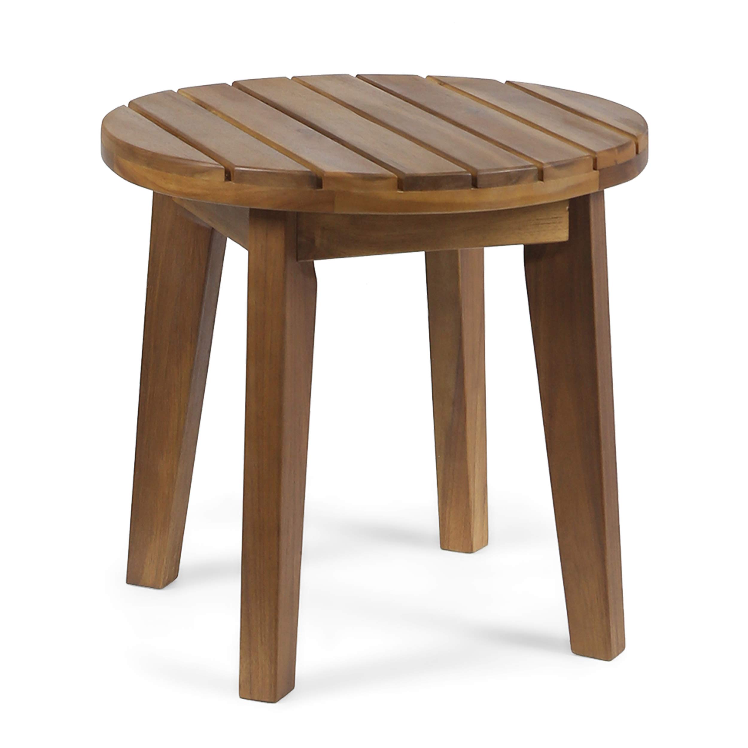 Christopher Knight Home Carlisle Outdoor Acacia Wood Coffee Table + Christopher Knight Home Parker Outdoor 16" Acacia Wood Side Table