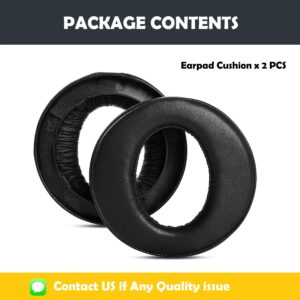 HTINDUSTRY Premium Earpads Cushions Replacement Compatible with Sony PS4 Playstation Platinum Wireless Playstation 4 CECHYA-0090 Headset Ear pads with Softer Protein Leather/Memory Foam