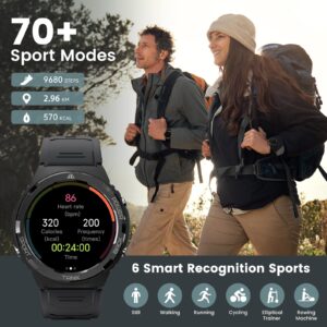 KOSPET Smart Watch for Women, 50M Waterproof, 50 Days Extra-Long Battery, Fitness Watch with Answer/Make Call, AI Voice Assistant, 1.3" AMOLED Display, 70 Sports Modes, 24H Sleep/Hear Rate Monitoring