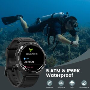 KOSPET Smart Watch for Women, 50M Waterproof, 50 Days Extra-Long Battery, Fitness Watch with Answer/Make Call, AI Voice Assistant, 1.3" AMOLED Display, 70 Sports Modes, 24H Sleep/Hear Rate Monitoring