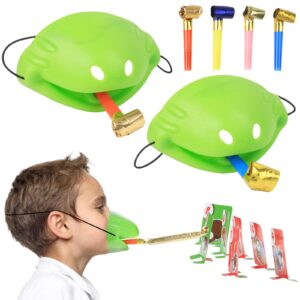 LOMIMOS 2PCS Catch Bugs Game,Chameleon Tongue Family Board Tabletop Memory Interaction Educational Game for Kid Ages 4-10 Halloween Christmas Birthday Party Gift