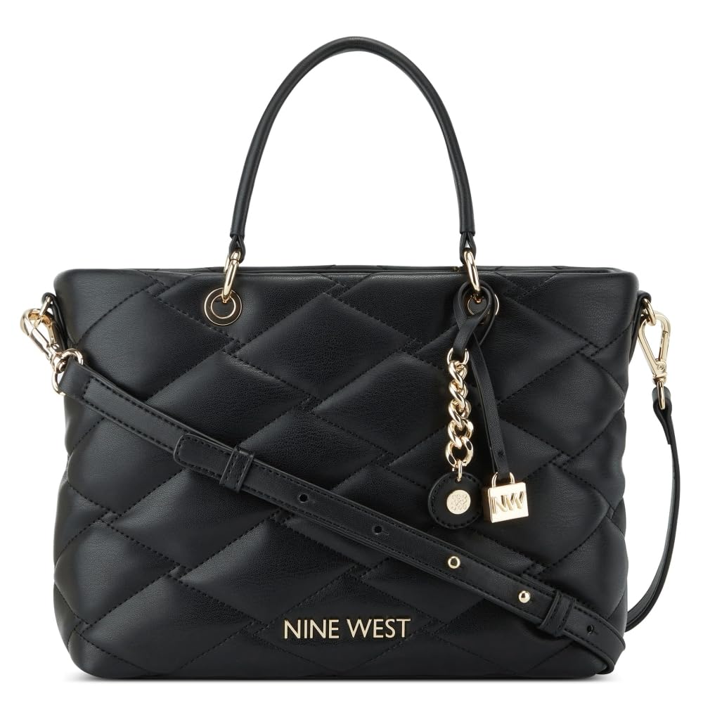 Nine West Regan Elite Satchel, Black