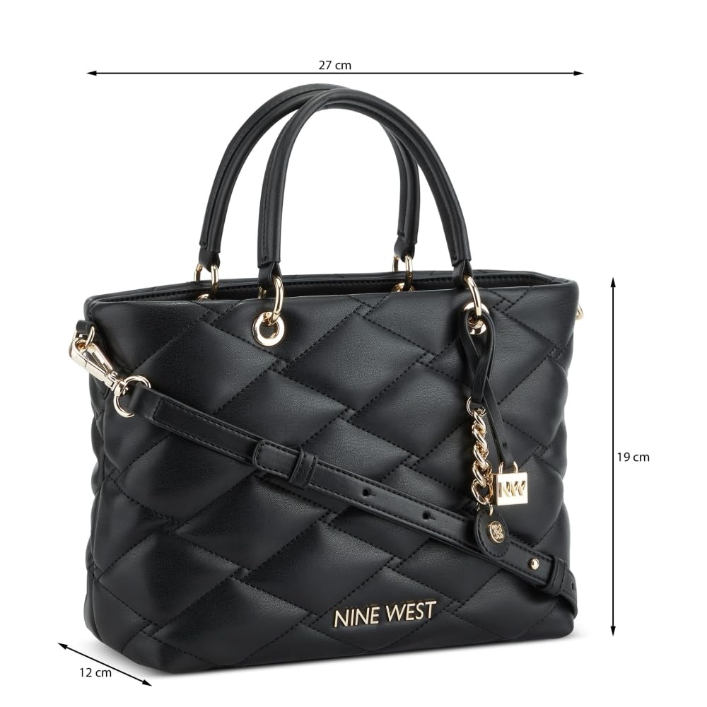 Nine West Regan Elite Satchel, Black