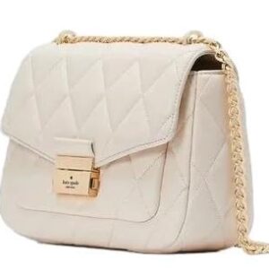 Kate Spade Carey Medium Quilted Shoulder Bag Crossbody Leather