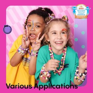 Tomons Charm Bracelet Making Kit for Girls, Beads for Jewelry Making Kit, Arts & Crafts Gift for Ages 3-12, Girls Toys 3 4 5 6 7 8 9 10 Year Old Girl Birthday Gifts Ideas