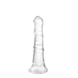 Realistic Anal Dildo for Women, Clear Horse Dildo G Spot Stimulation with Strong Suction Cup, Lifelike Jelly Dildo Vagina Sex Toy Penis Dildo Butt Plug for Female Men Masturbating (7.78in)