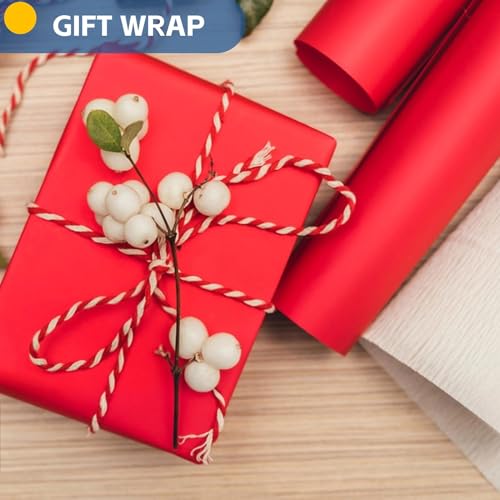 White Wrapping Paper Craft Paper Kraft Paper Roll 15" x 450", Bulletin Board Paper Roll, Arts & Crafts, Gift Wrapping Moving Packing Painting Drawing Paint Easel Poster Chart Paper, Kids Art Supplies