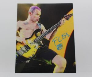 red hot chili peppers under the bridge rhcp genuine flea signed autographed 8x10 glossy photo loa