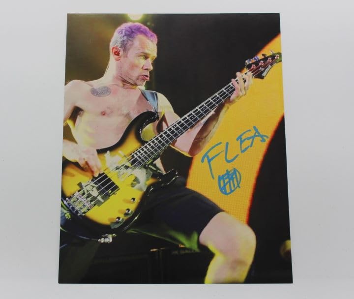 Red Hot Chili Peppers Under The Bridge RHCP Genuine Flea Signed Autographed 8x10 Glossy Photo Loa