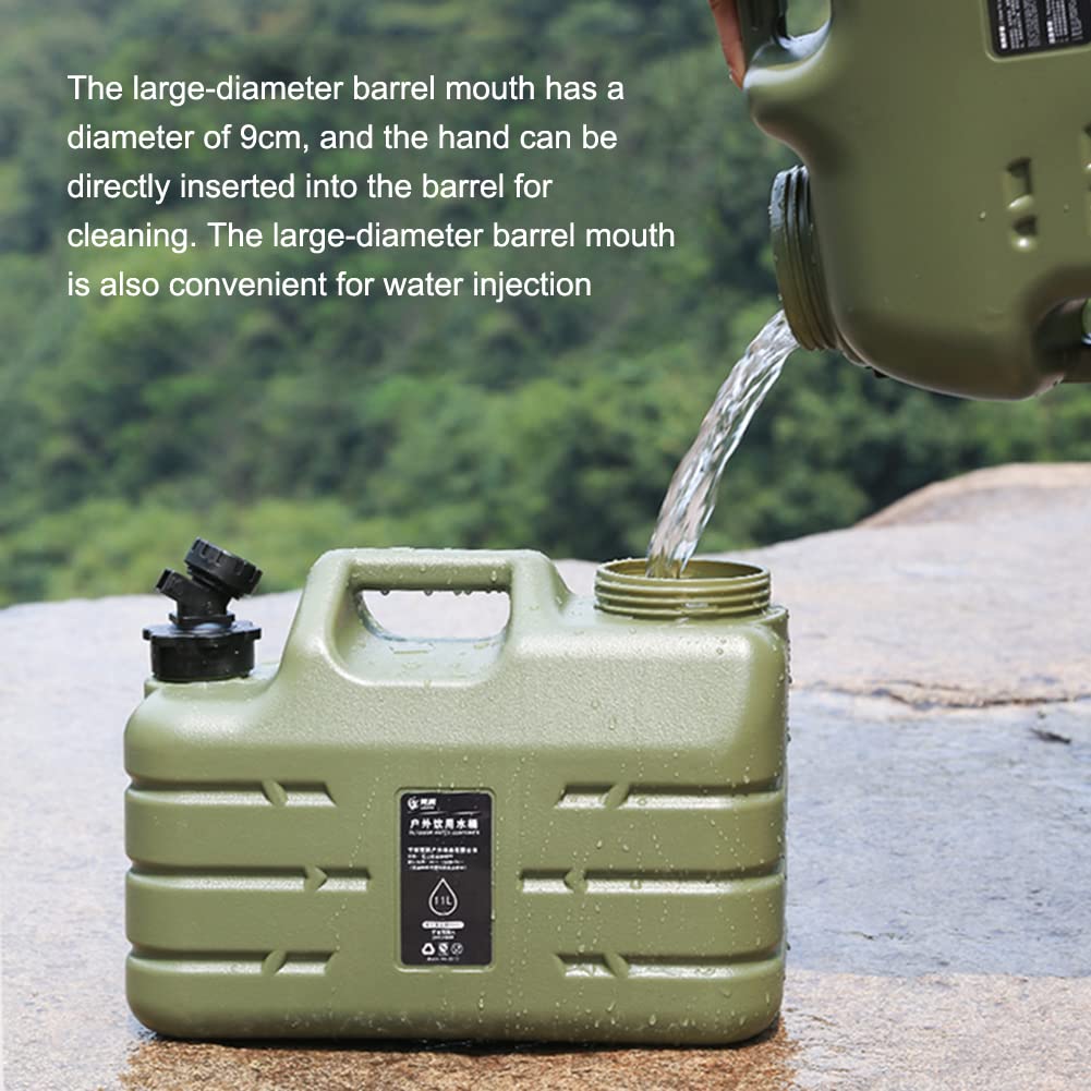 Orgonite Water Storage Containers, Camping Water Container, Portable Water Tank with Faucet Camping Bucket with Tap Water Jug with Spigot BPA Free Emergency Water Storage for Outdoor Camping Hiking