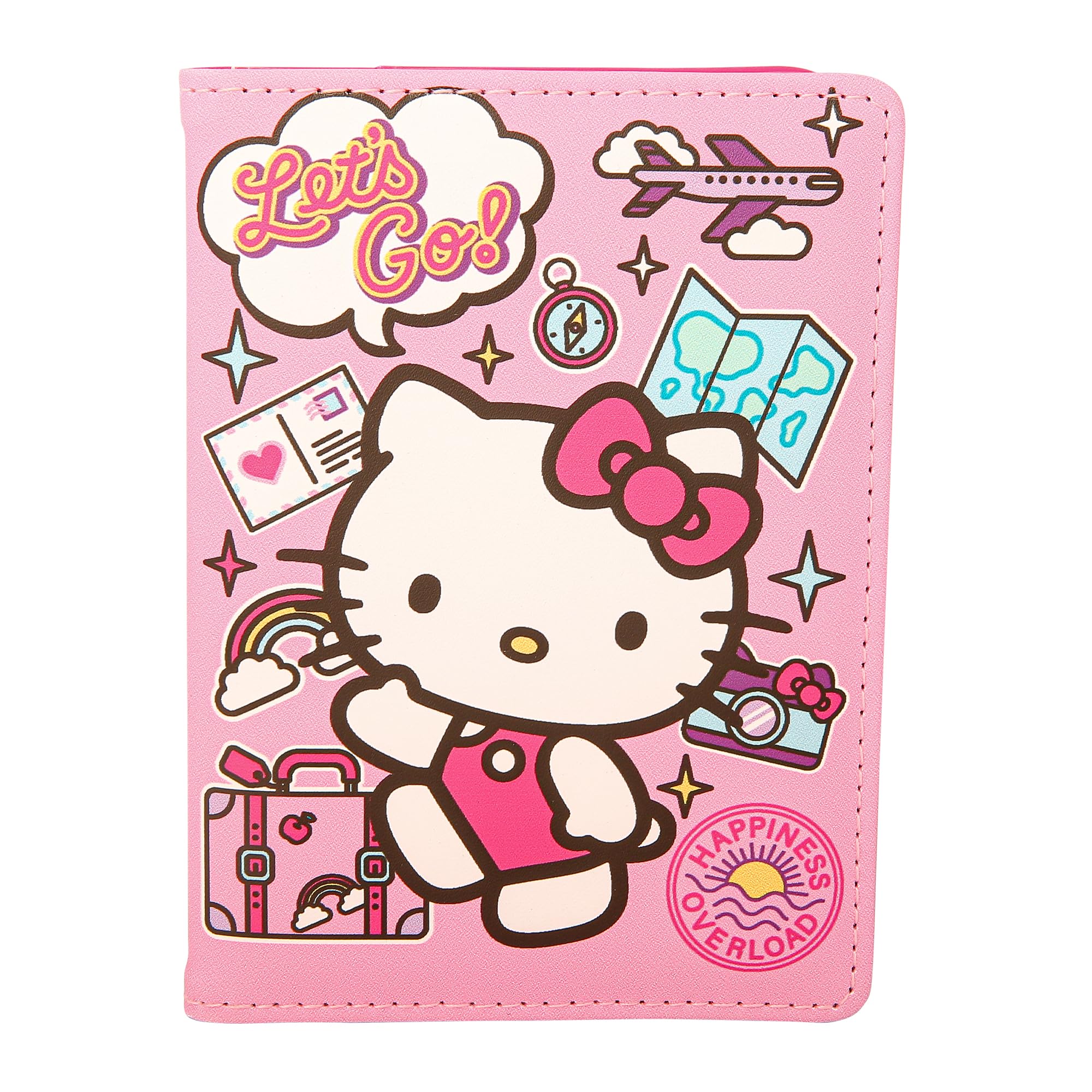 Hello Kitty Passport Holder Official License, Cute Passport Holder and Passport Cover, Sanrio Gifts