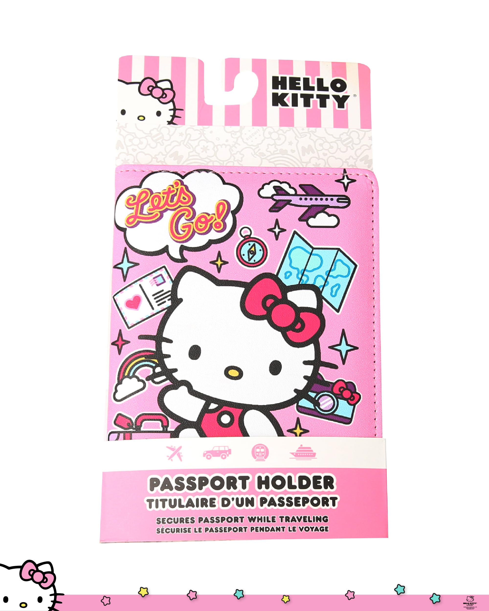 Hello Kitty Passport Holder Official License, Cute Passport Holder and Passport Cover, Sanrio Gifts