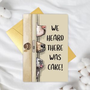 Funny Birthday Card from Dog, Cute Dog Birthday Card, Happy Birthday Card for Dog Dad Mom, Humorous Birthday Card for Him Her