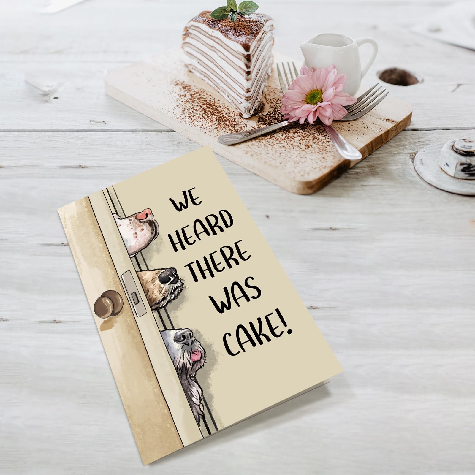 Funny Birthday Card from Dog, Cute Dog Birthday Card, Happy Birthday Card for Dog Dad Mom, Humorous Birthday Card for Him Her