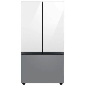 Samsung Bespoke 3-Door French Door Refrigerator Panel - Bottom Panel - Matte Grey Glass