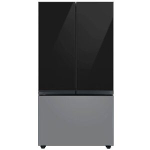 Samsung Bespoke 3-Door French Door Refrigerator Panel - Bottom Panel - Matte Grey Glass