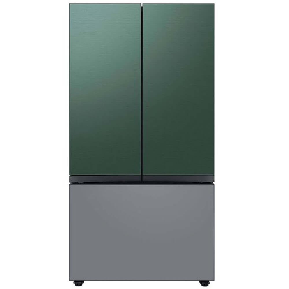 Samsung Bespoke 3-Door French Door Refrigerator Panel - Bottom Panel - Matte Grey Glass