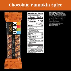 KIND THINS Chocolate Pumpkin Spice with Almonds & Peanuts, Gluten Free, 100 Calorie, Healthy Snacks (Pack of 1, 10 Count Total)