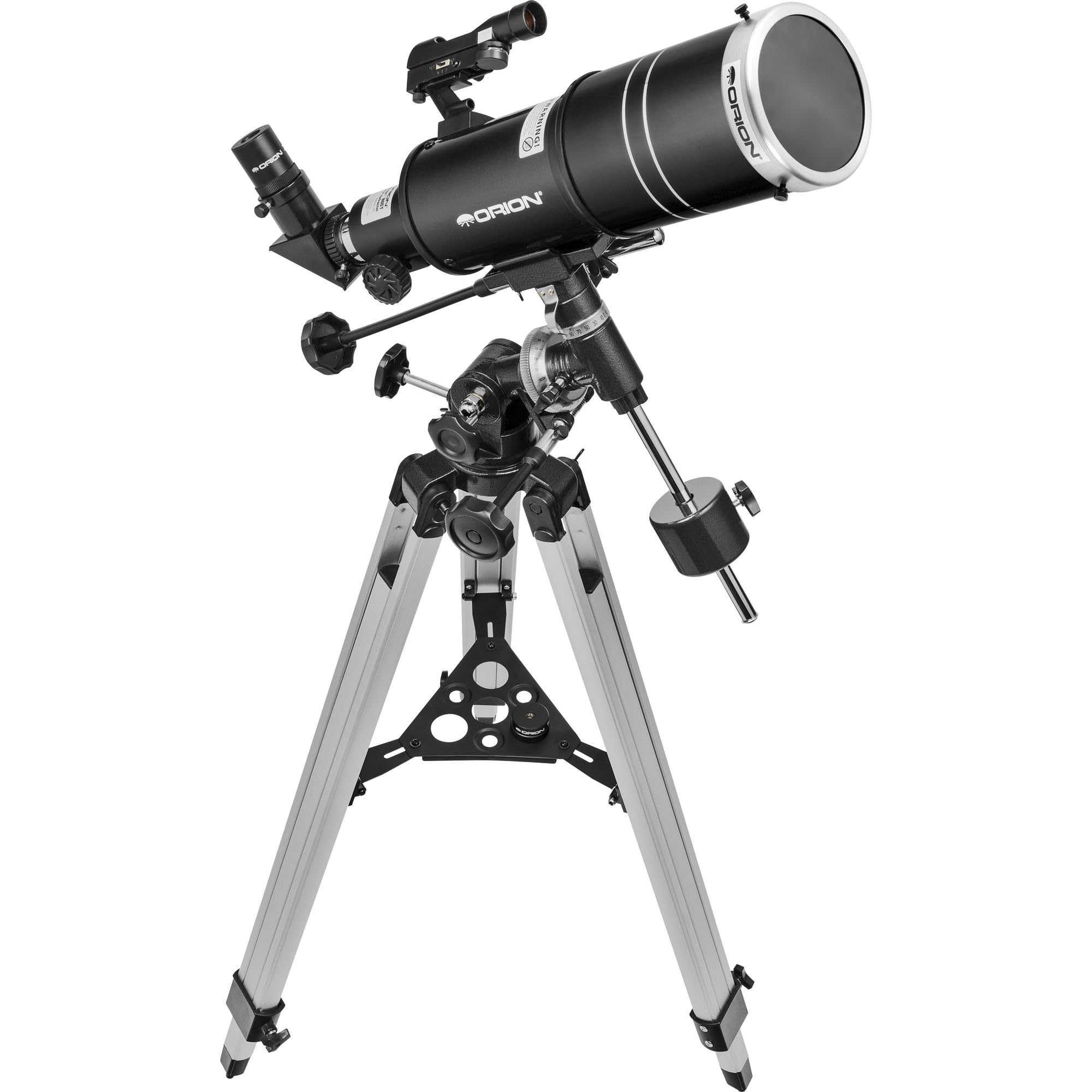 Orion Observer 80ST EQ Refractor Sun and Moon Kit with Solar (Sun) Filter and Moon Filter