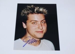 'n sync i want you back lance bass hand signed autographed 8x10 glossy photo loa